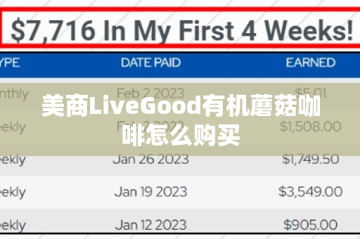 美商LiveGood有机蘑菇咖啡怎么购买第1张-LiveGood钻石团队