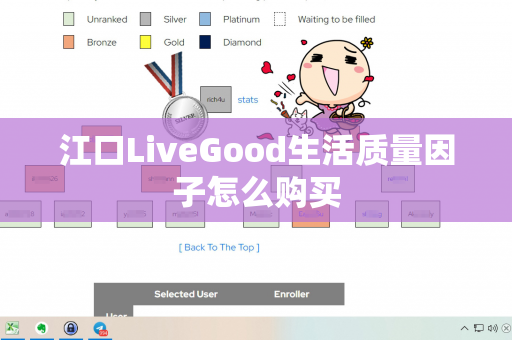 江口LiveGood生活质量因子怎么购买