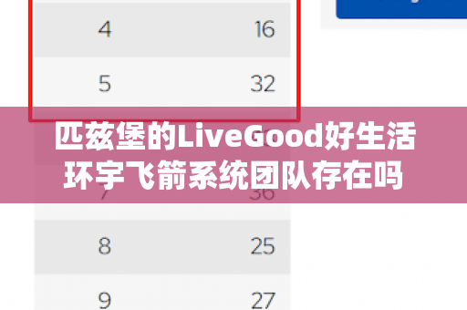 匹兹堡的LiveGood好生活环宇飞箭系统团队存在吗